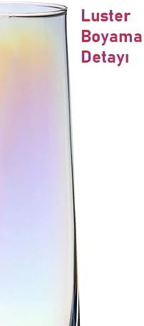 Borosilikat Cam Sürahi, Lüster Boyamalı, Metal Kapaklı, 1.8L Kapasiteli, Dalgalı Konik Form, Ergonomik Kulplu, Şeffaf, Sıcağa Dayanıklı, Modern Tasarım