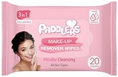 Paddlers 3'ü 1 Arada Makyaj Temizleme Mendili 12x20 (240 Yaprak)