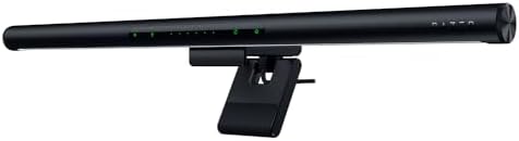 Aether Monitör Işık Çubuğu - Oyun RGB aydınlatmalı bilgisayar monitörü lambası (dokunmatik kontrol, ayarlanabilir renk sıcaklığı ve parlaklığa sahip USB ekran lambası) Siyah