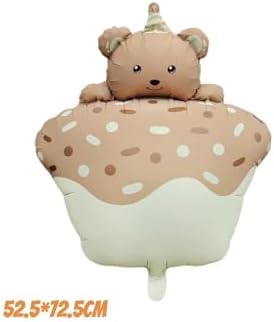 Retro Pastel Kek Folyo Balon Karamel 52.5-72.5 Cm