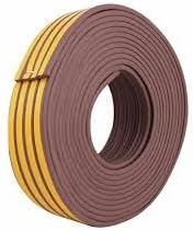 FLAMME E Tipi Kapı Pencere Bandı Kahverengi 6M, Standart