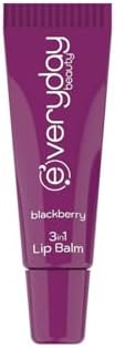 Everyday Beauty Böğürtlen Aromalı 3'ü 1 Arada Dudak Bakım Kremi Lip Balm 10 ml