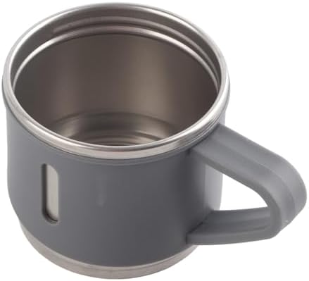 Vakumlu Kupa Paslanmaz Çelik Vakum Yalıtımlı Bardak 500ml, Taşınabilir Termal Şişe, Açık Gri Vakumlu Kupa Şişesi