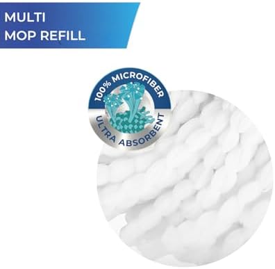 Multi Yedek Mop Başlık, Faster ve Focus Otomatik Döner Temizlik Setleri İle Uyumlu Paspas