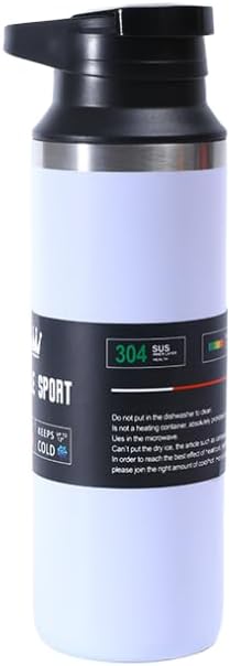 Çelik İçli Termos 500 Ml Beyaz Skm018