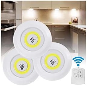 Uzaktan Kumandalı Kablosuz 3'lü Led Spot Lambalar