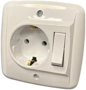 Banyo Dolabı Mobilya Anahtarlı Topraklı Prizi 81301