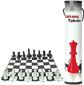 Ucuz Karton Rulo Pratik Kullanışlı Satranç Takımı