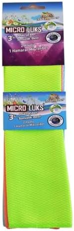 3’lü Mikrofiber Temizlik Bezi Seti – 2 Havlu + 1 Bez | Yüksek Emici, İz Bırakmayan Mikrofiber Set