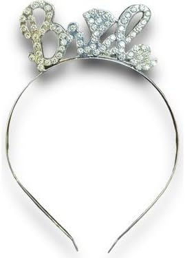 - Bride Gümüş Taşlı Metal Taç