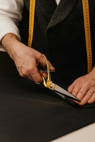 Profesyonel, No.1250, Paslanmaz Çelik, Karton, Kumaş Kesimi, Ergonomik, Yüksek Kalite, Uzun Ömürlü, Hassas Kesim, Terzi Makası,, 10"