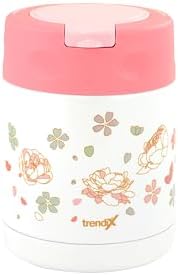 Çelik İçli Termos 350 Ml Pembe Çelik Kaşık İle Tx-6129