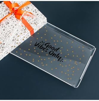 Good Vibes Only Diyenlere Özel Hediye Akrilik Tepsi - Pleksiglas Tepsi - Dekoratif Sunum Tepsisi