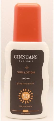 COSMETIC & COSMETICS by GINNCANS SUN GÜNEŞ KORUYUCU KREM SPF+50 UVA+UVB LOSYON AÇIK VE BEYAZ CİLTLER İÇİN 150ML