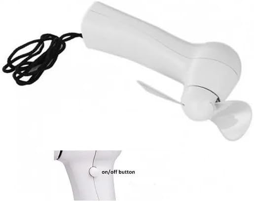 Pilli El Fanı | Taşınabilir Mini El Vantilatörü | Boyun Askılı Portatif Serinletici Fan | Sessiz, Hafif ve Güçlü Üfleme