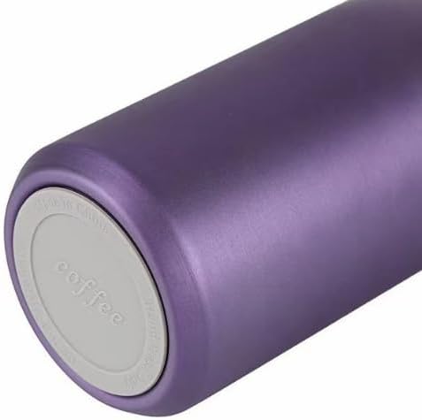 Çelik İçli Termos 600 Ml Mor-Gri Skm013