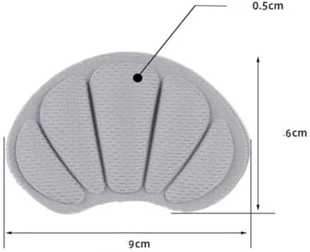 ipekbazaar Ayakkabı Vurma Önleyici Koruyucu Ped, Kendinden Yapışkanlı, Kumaş, Dolgulu, Topuk Vurma Önleyici Yastık Pedi,1 Çift (Beyaz)