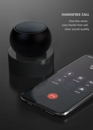 Taşınabilir Bluetooth Speaker Seyahatlerde Bisiklet Sürüşleri ve Doğa Gezilerinde Kullanıma Uygun Mini Kablosuz Hoparlör M3 Siyah (Siyah)