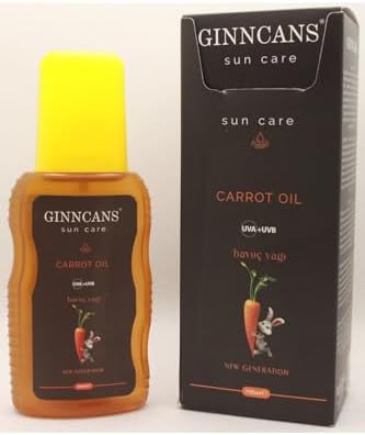 COSMETIC & COSMETICS by GINNCANS SUN GÜNEŞ KORUYUCU KREM UVA+UVB BRONZLAŞTIRICI HAVUÇ YAĞI 150ML