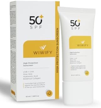 WIWIFY Leke Karşıtı Cilt Tonu Eşitleyici Yüksek Korumalı Güneş Kremi Spf 50 50ml (ALOE VERA ÖZLÜ) Pa++++