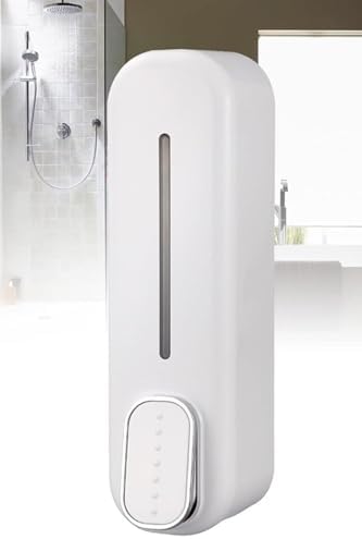 Duvara Monte 350Ml Beyaz Sabunluk Sıvı Banyo El Duş Jeli Şampuan Dağıtıcısı 1450