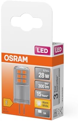 4058075431997 Led Star Ampul Pin Cl 30 2.5W, 2700 Kelvin, Sarı Işık G4 Duy, Sarı