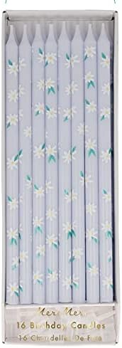 Papatya Desenli Mumlar