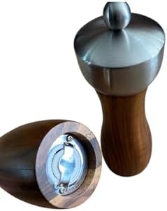 Akasya Komple Ahşap Gövdeli Tuz Karabiber Değirmeni Baharat Öğütücüsü 16 Cm - 2 Adet - 390