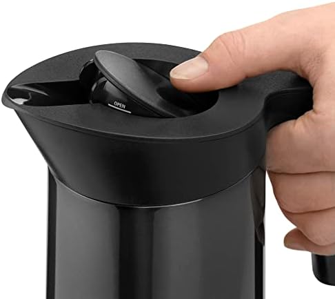 Kineo Çelik Siyah Termos 1 lt