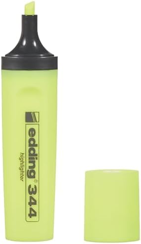 344 fosforlu kalem, sarı, 4'lü set, 2-5 mm kesik ucu