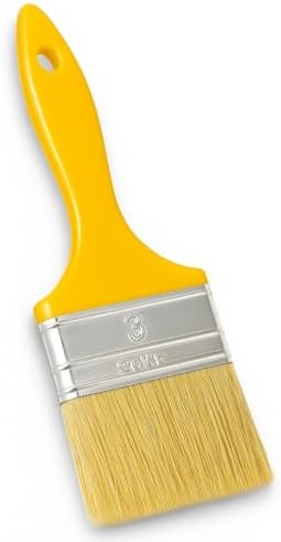 3’lü Kestirme Boya Fırçası Seti – Plastik Saplı, Sentetik Kıllı, Duvar, Ahşap ve Hobi Boyaları İçin Uygun Fırça Seti (No: 2-3-4) (M)