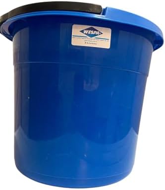 Dayanıklı Plastik Su Kovası, Mavi Renk, 3 No Boy, Saplı, Ev ve Temizlik İçin 10 litre
