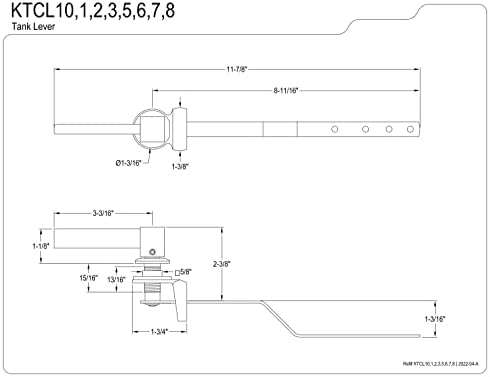 KTCL10 Claremont Tuvalet Deposu Kolu, Mat Siyah