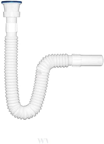 1.Kalite Paslanmaz Çelik Süzgeçli Lavabo Gider Hortumu/Körüklü Lavabo Sifonu/Eviye Gider Borusu (75 cm)