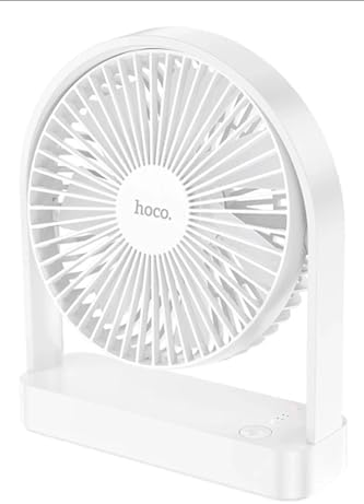 HX65 Ultra İnce Masaüstü Fan – 2000 mAh Şarjlı, 3 Hız (9 W), Sessiz ≤25 dB, USB‑C, Kompakt & Hafif (340 g)