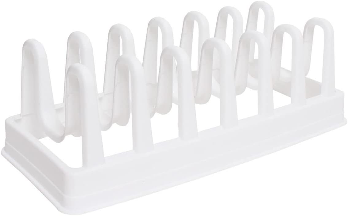 Tava, Tencere Kapağı Organizer, 6 Bölmeli Düzenleyici, Yer Kazandıran Kapak Standı