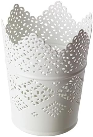 SKURAR Şamdan, beyaz-11 cm, Metal, Beyaz, 12 x 12 x 9 cm