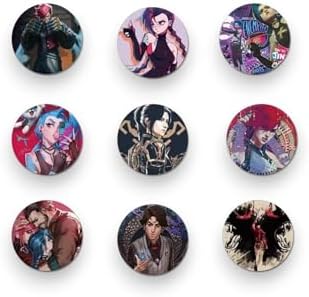 Ms Major Selection 9 Adet Arcane Jinx Temalı Rozet 44 Mm, 684984684918564