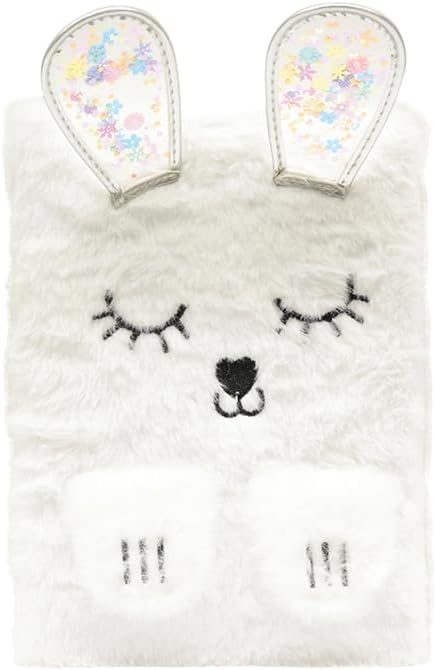 A5 Peluş Kapaklı Defter 80 Yp Tavşan Figürlü