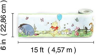 RMK4410BD The Pooh, vinil, çok renkli, 12,7 cm x 4,57 m