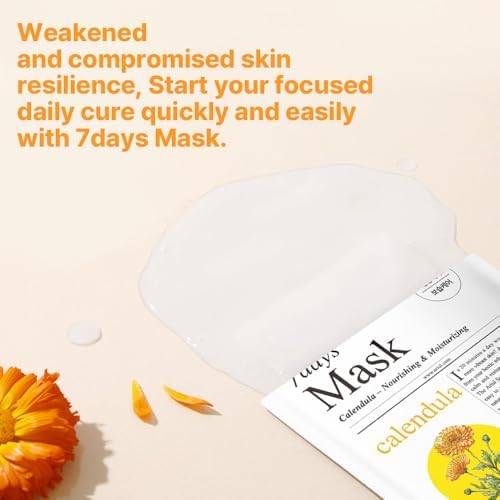 Ariul 7 Days Mask Calendula P - Besleyici, Nemlendirici & Onarıcı Vegan Kağıt Maske