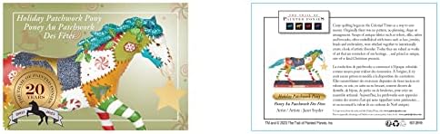 The Trail of Painted Ponies Tatil Yama İşi Midilli Heykelcik, 18 cm, Çok Renkli