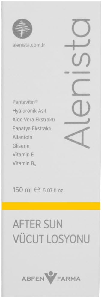 Alenista After Sun Vucut Losyonu Vitamin B5, Vitamin E ve Aloe Vera Ekstratlı 150 ML