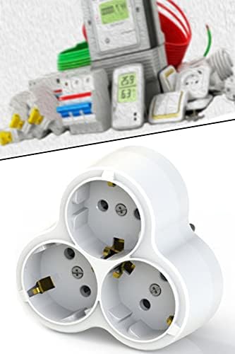 101-03P Papatya Kablosuz 3'lü Topraklı Üçlü Priz Çoğaltıcı Beyaz 1410