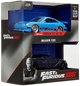 Jada 253202012 & Furious 2'li Paket, Brian's 911 GT3 RS & Shaw's McLaren 720S Model Arabalar