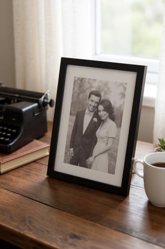 Ahşap Resim Çerçevesi 4'lü Set Halinde 15 x 20 cm boyutunda