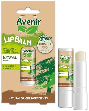 Avenir Natural Vegan Dudak Bakım Kremi - Kuruyan ve Çatlayan Dudaklar Için Yumuşatıcı ve Koruyucu Etkili