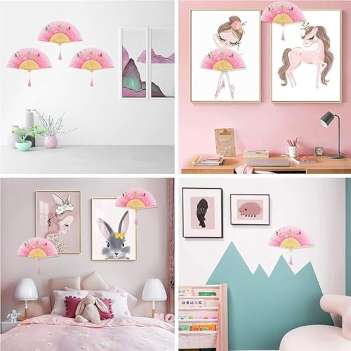 Katlanır vantilatör, çiçek desenli katlanabilir el vantilatörü, vintage dantel katlanır fan, düğün ve parti dansları için, ipek bambu katlanabilir el fanı