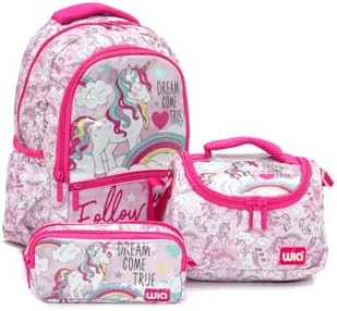 Wia Soft Kız Çocuk Okul Seti Pembe