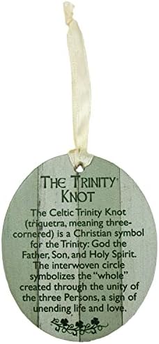 Abbey & CA Hediye Trinity Düğüm MDF Süsleme Krem Kurdele Hediye Kutulu